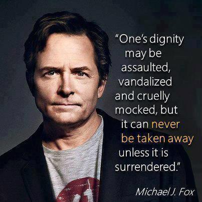 dignity mj fox